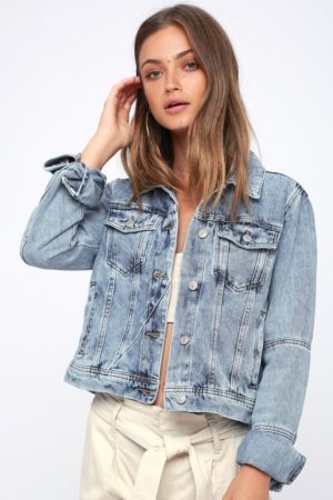 Free People Rumors Denim Jacket