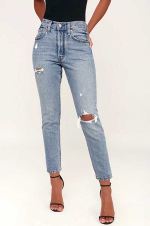 Levi’s 501 Distressed 100% Cotton Skinny Jeans