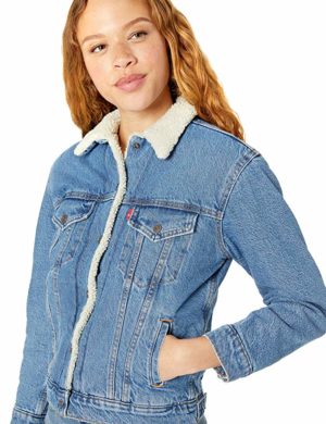 Levi’s Women’s Ex-bf Sherpa Trucker Jackets