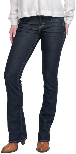 Silver Jeans Co. Women’s Suki Curvy Fit Mid Rise Slim Bootcut Jeans